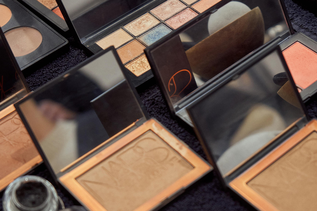 sesión de maquillaje