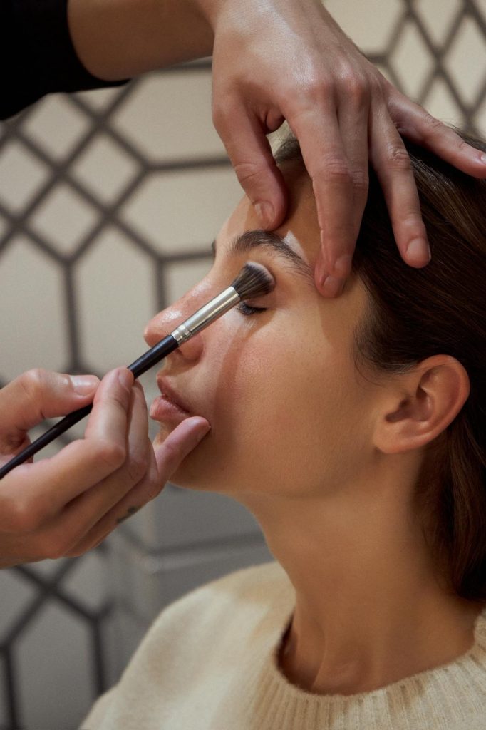 Sesión de maquillaje